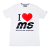 Playera Banda MS Blanca I Love MS Mazatlán Sinaloa