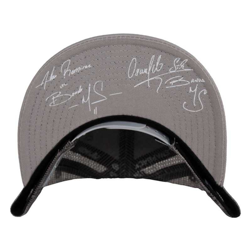 Gorra MS - Snapback Malla Gris