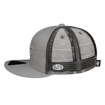 Gorra MS - Snapback Malla Gris