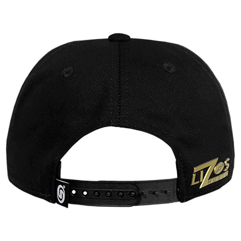 Gorra MS - Snapback Negro Logo Dorado